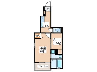 ネオ　スクエアーⅡの物件間取画像